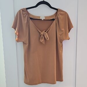 Freego Tan Blouse Size M